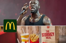 Stormzy's McDonald's meal