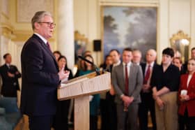 PM Sir Keir Starmer addressing the reception of regional journalists at 10 Downing Street