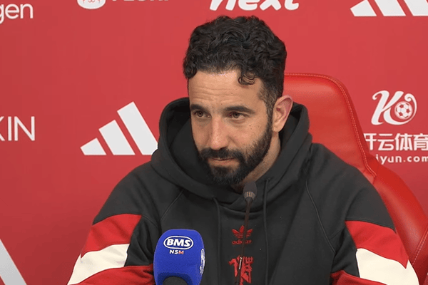 Man Utd manager Ruben Amorim 