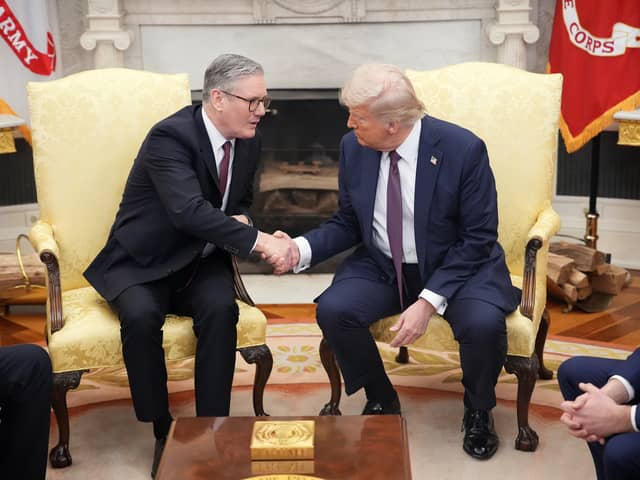 Keir Starmer is trying to work with Donald Trump to counter US tariffs.