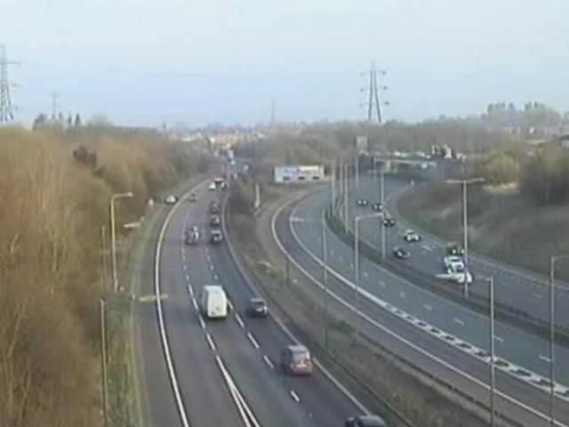 The M61 northbound between J2 and J3 for the A666 is closed due to planned overnight roadworks which have overrun their pre-agreed end time.