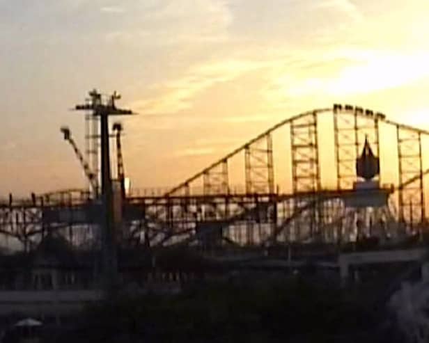 Blackpool Pleasure Beach in the early 2000s.