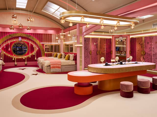 Another look at the bedroom in the Celebrity Big Brother house this year. 