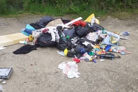 Simone Jackson found someone on Facebook to remove some rubbish, which was later found fly-tipped in Lowes Road, Bury.
