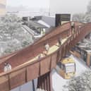 Generated image of the new Bury Interchange pedestrian crossing
