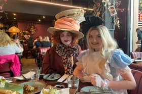 Alice in Wonderland and The Mad Hatter photo