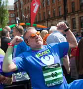 Peter Hook at Great Manchester Run for The Christie Charity