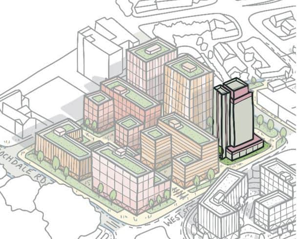 The landmark building ‘visible from Tameside and Stockport’ that could be turned into a huge hotel - Oldham Civic Centre