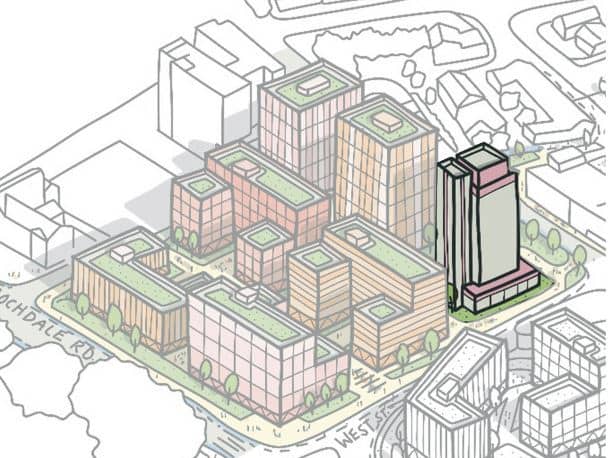 The landmark building ‘visible from Tameside and Stockport’ that could be turned into a huge hotel - Oldham Civic Centre