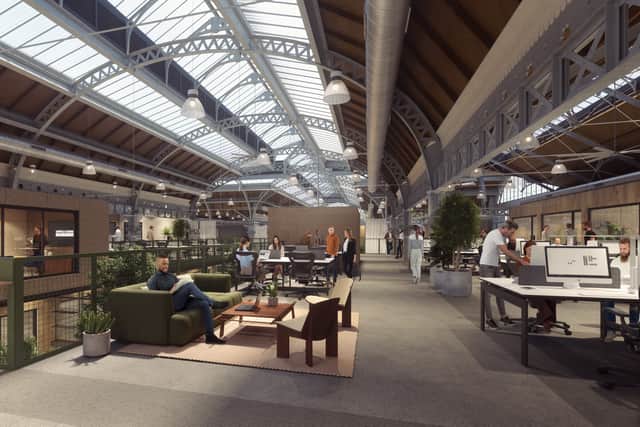 The smaller Upper hall will become ‘Campfield Studios’, complete with media studios and an atrium available for hire