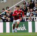 Harry Amass was handed his first Manchester United start against Newcastle
