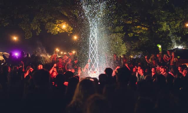 SuperMassive: Festival of Creativity water installation