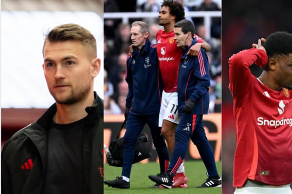The latest injury news as Man Utd face Lyon (Getty Images/ Canva)