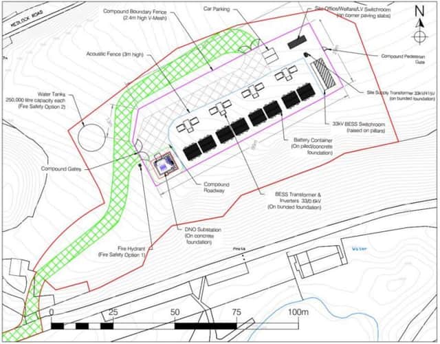 Map of battery storage Failsworth 