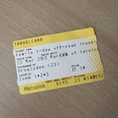Metrolink family ticket bought at Droylsden