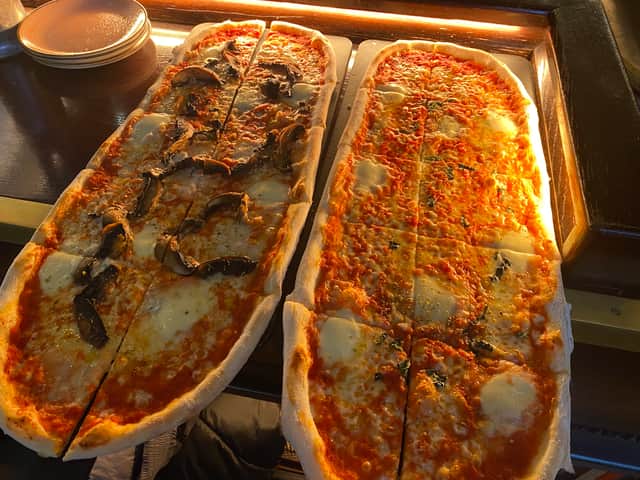Easter bottomless brunch sourdough pizza at Flight Club