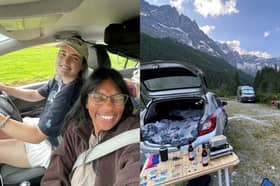 Friends travel through Europe in a Corsa.
