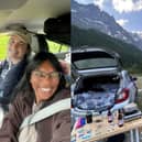 Friends travel through Europe in a Corsa.