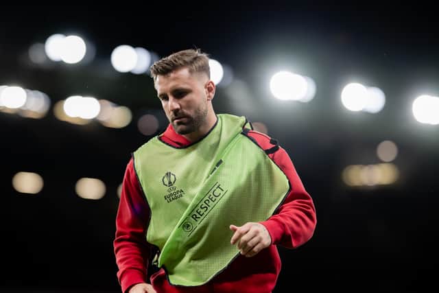 Luke Shaw is not in the Manchester United squad vs Wolves