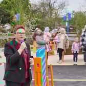 The opening of Gorton square, next to Gorton market