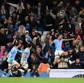 Man City left it late to defeat Aston Villa in the Premier League