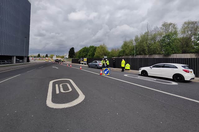 The checks were carried out earlier this week at Manchester Airport. 