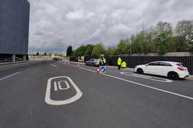 The checks were carried out earlier this week at Manchester Airport. 