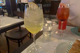 Limoncello Spritz at Lina Stores on Quay Street