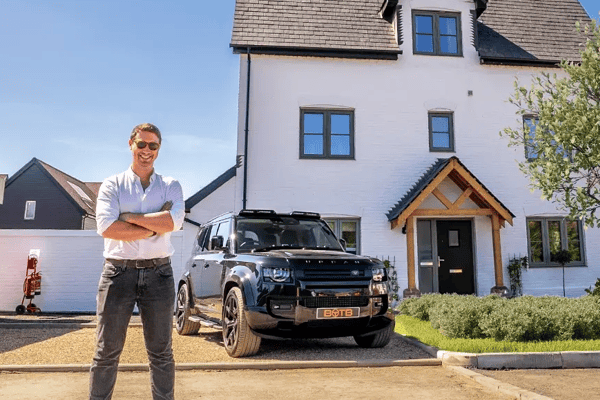 The Hampshire home is a new-build, in a stunning new development