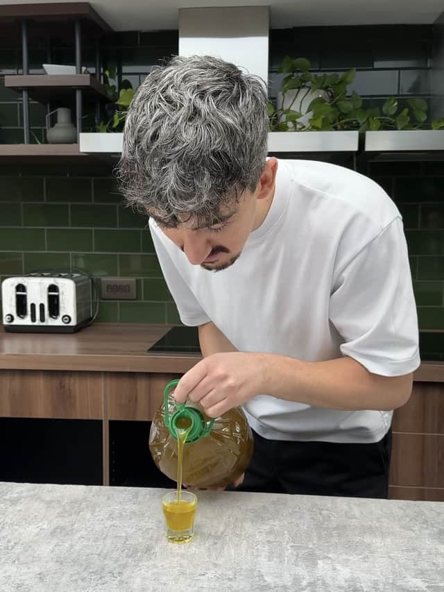 Jordan drinks EVOO multiple times a day