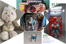 These are some of the most valuable toys from the 1980s, based on recent sold prices on eBay