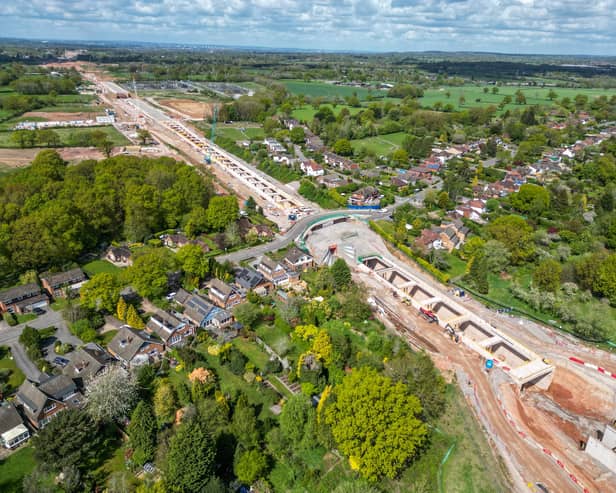 Warwickshire village Burton Green cut in half by massive 700m HS2 tunnel.