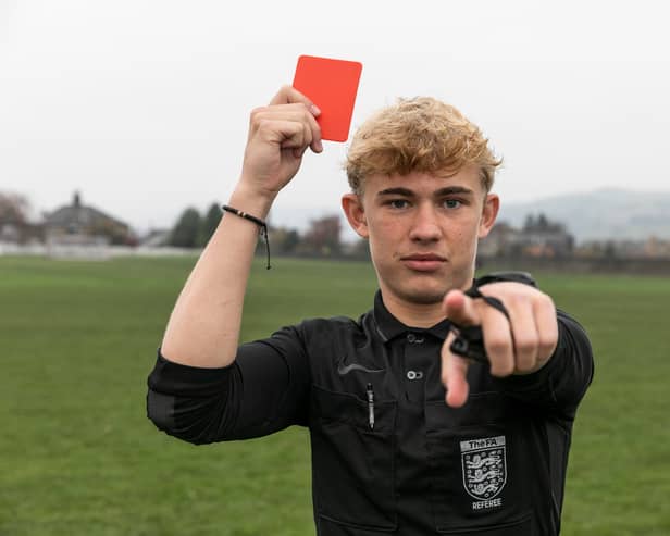 Taylor Shaw is campaigning for football referees to wear body cameras after receiving verbal abuse