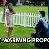 Man proposing to his girlfriend