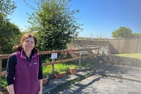 Sam Evans is one of the 'Friends of Crab Tree Lane' disputing developer Bloor's rights to build an access road through this site
