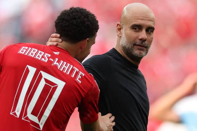 Man City are working on a deal to sign Morgan Gibbs-White in the summer transfer window