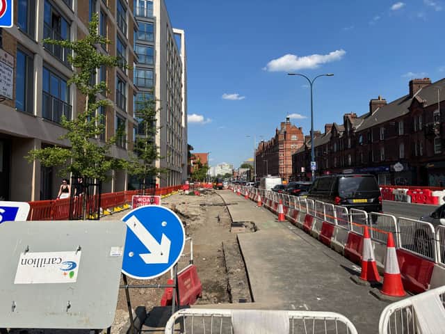 An investigation will be launched following allegations council contractors urinated in public and ‘whistled’ at passersby on a delayed roadwork project.