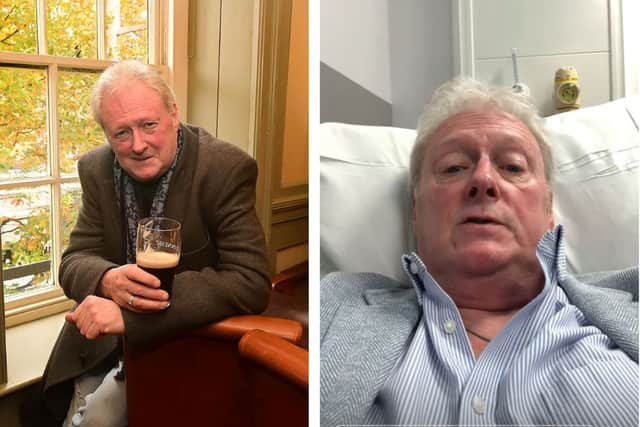 Coronation Street actor Charlie Lawson was in hospital this week due to problems with his walking.