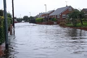 Linkfield Drive under water