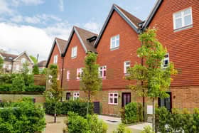 The Surrey House has been built as part of a desirable new neighbourhood development