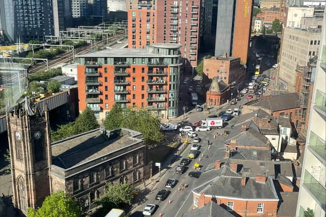 Pictures of the congestion on Chapel Street and Blackfriars Road on Tuesday evening (May 13) taken by a resident