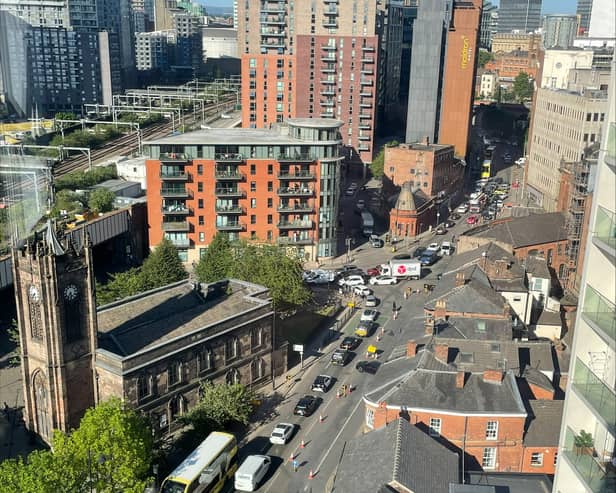 Pictures of the congestion on Chapel Street and Blackfriars Road on Tuesday evening (May 13) taken by a resident