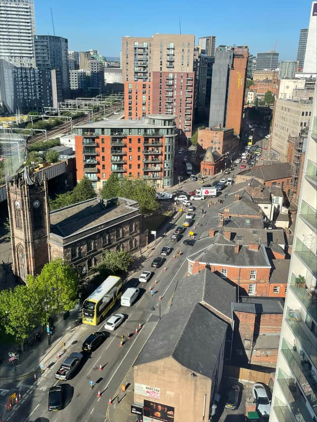 Pictures of the congestion on Chapel Street and Blackfriars Road on Tuesday evening (May 13) taken by a resident