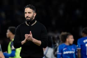 Ruben Amorim applauds the Manchester United fans after yet another Premier League defeat | Getty Images