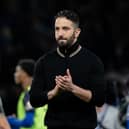 Ruben Amorim applauds the Manchester United fans after yet another Premier League defeat | Getty Images