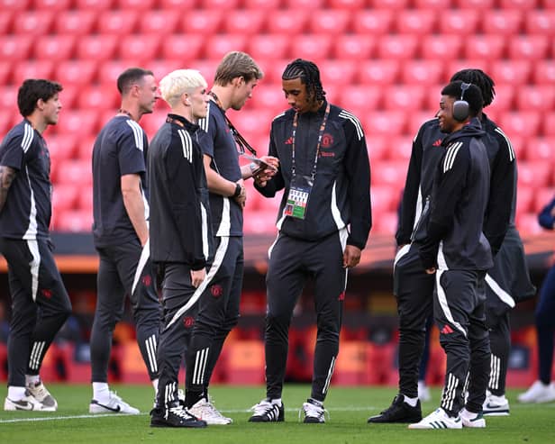 Leny Yoro could start the Europa League final for Manchester United