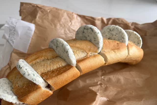 The No Waste garlic bread from Booths