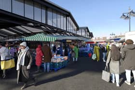 An artist's impression of what a revamp Bury Market will look like
