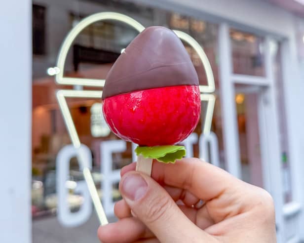 The Snow Berry from Snowflake Gelato