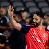Head Coach Ruben Amorim of Manchester United in action during a first team training session at Bukit Jalil National Stadium on May 27, 2025 in Kuala Lumpur, Malaysia.